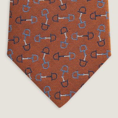 【新品！即日発送！】●●HERMES●●シルクタイ● モール・トリコロール シルクタイ 7 cm 《モール・トリコロール》 - グレー | Hermès